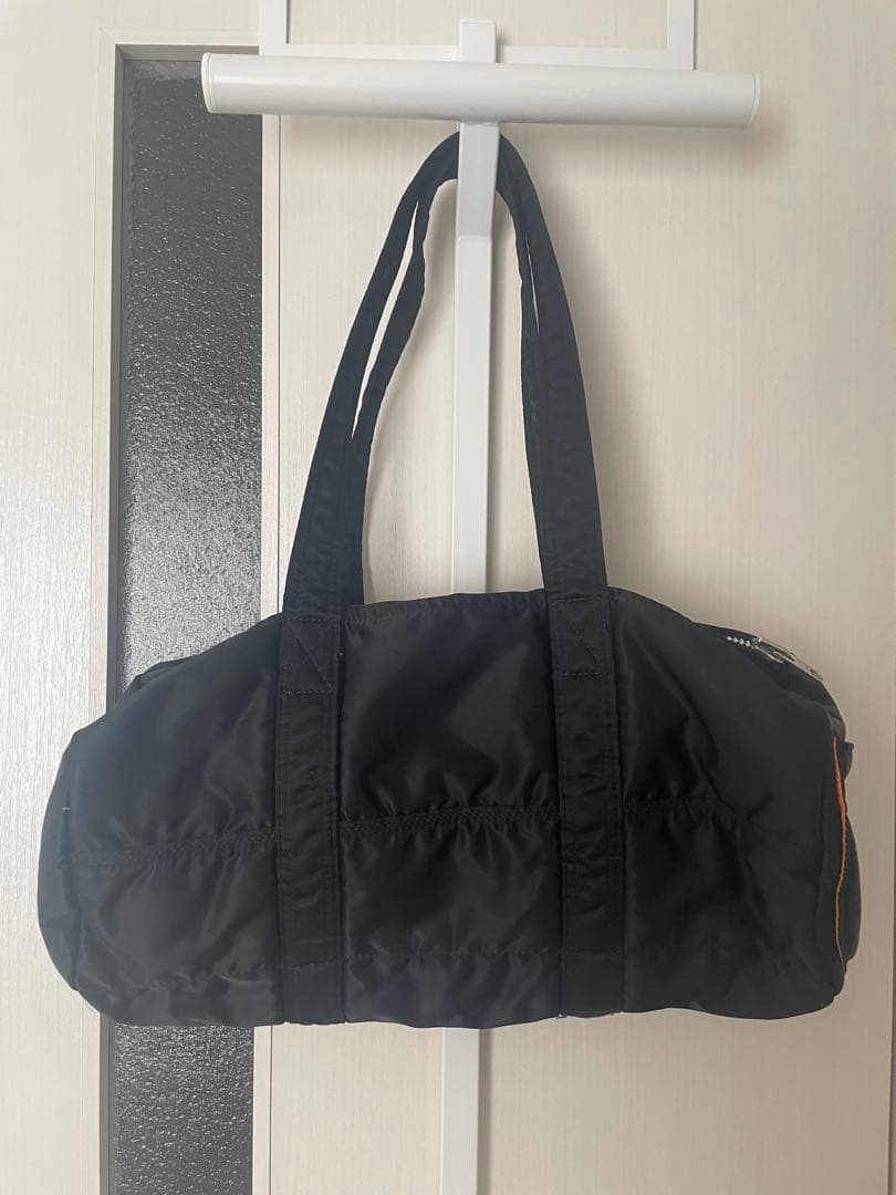 【美品】吉田カバン PORTER ブラック ドラムバッグ