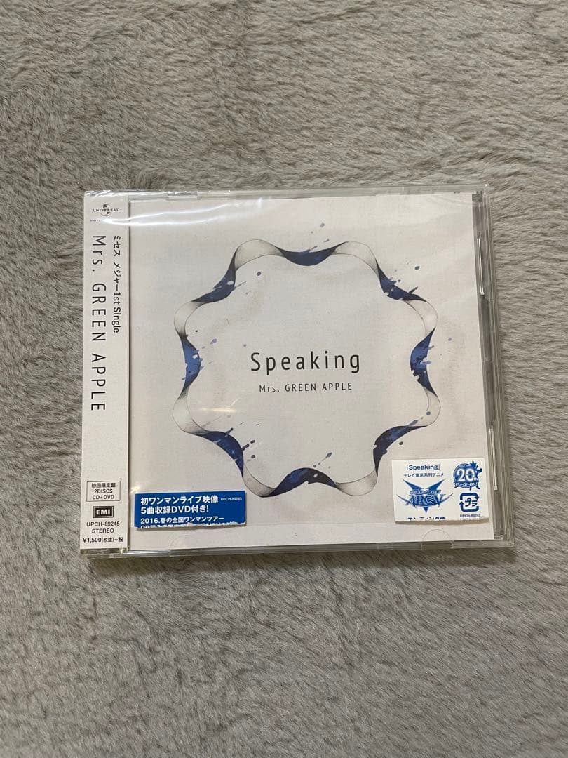 Mrs. GREEN APPLE Speaking(初回盤)CD