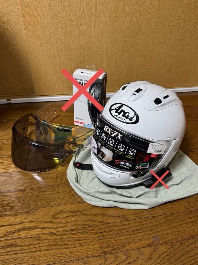 Arai RX-7X 、シールドセット アライ