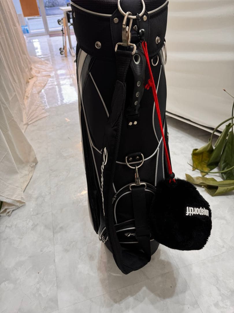 TaylorMade キャディバッグ 黒/白