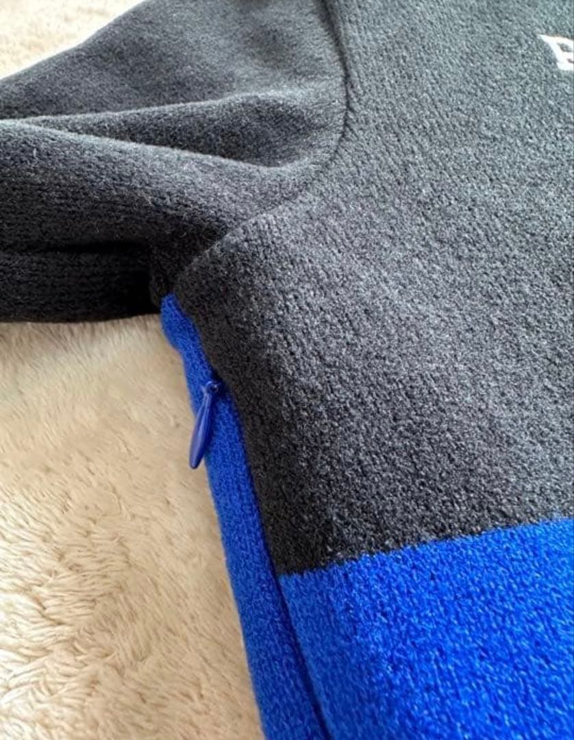 パーリーゲイツ　ダブルジップ　レディースニットブルゾン　防寒アウター