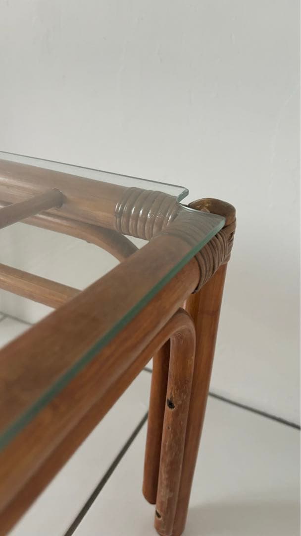 ラタン　ローテーブル/座卓