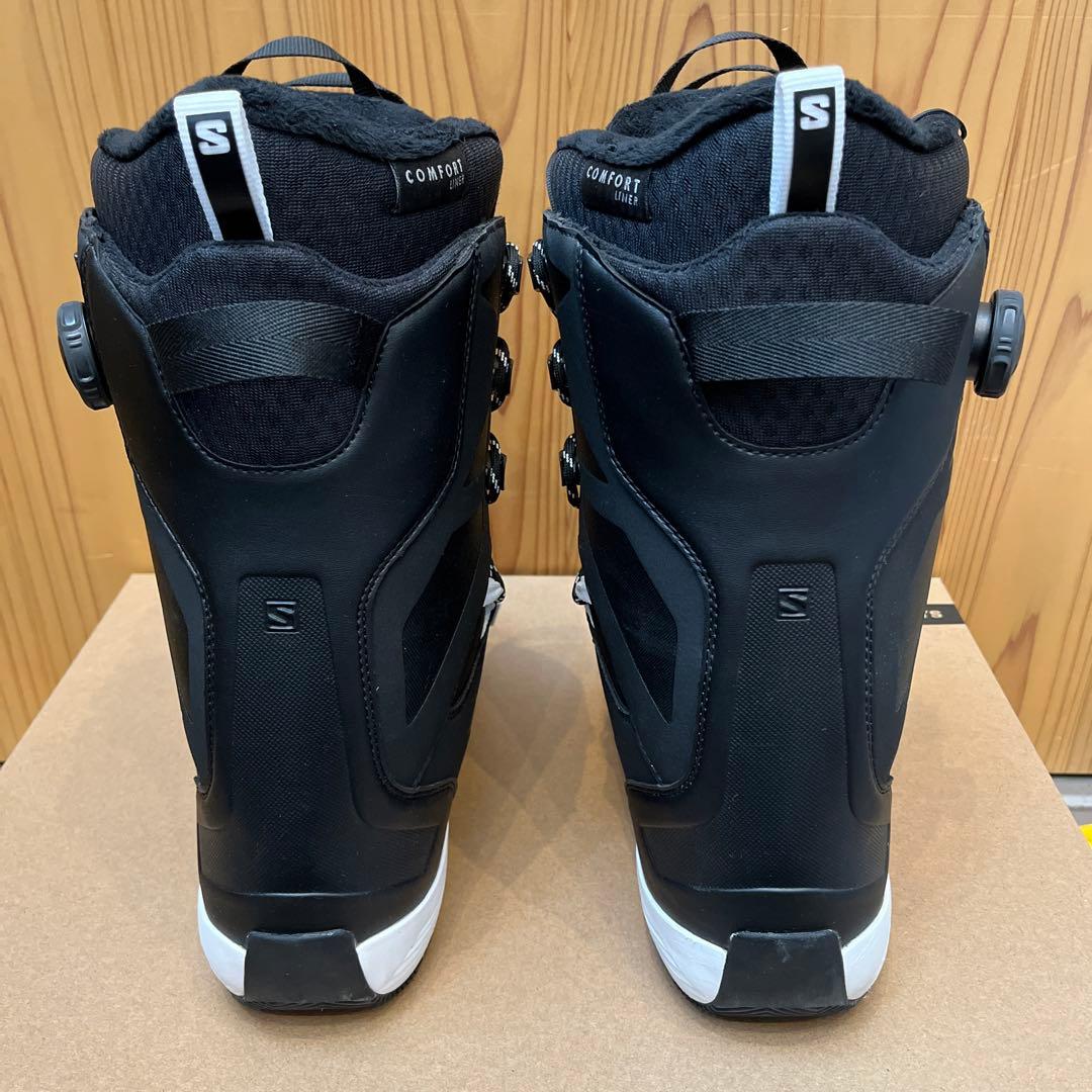 23-24 3回使用　SALOMON スノーボードブーツ ブラック　LAUNCH