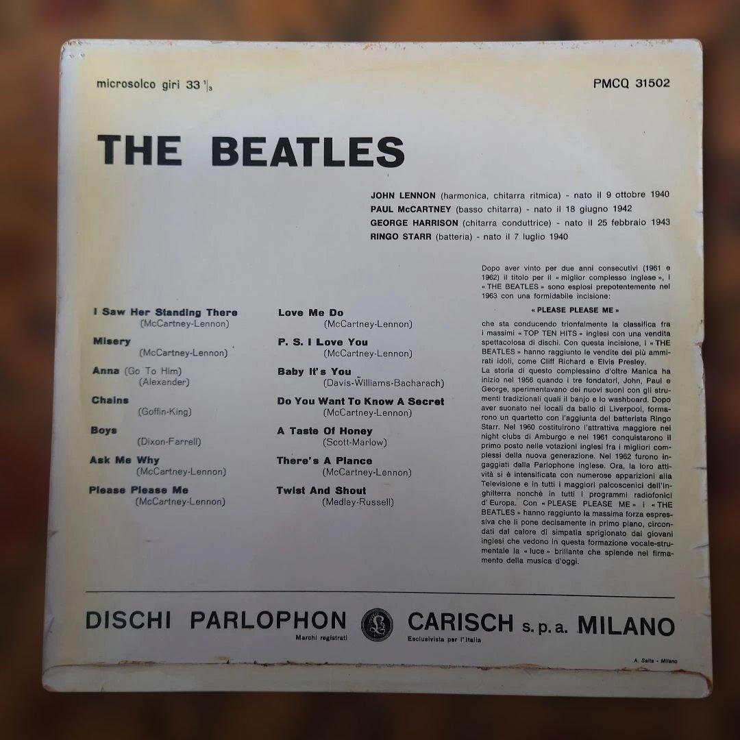 イタリア初回盤TheBeatles PleasePleaseMe
