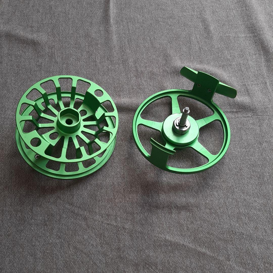 ★新品フライリール★T6061冷鍛造CNCマシンカット切削★７～９番★やや訳あり