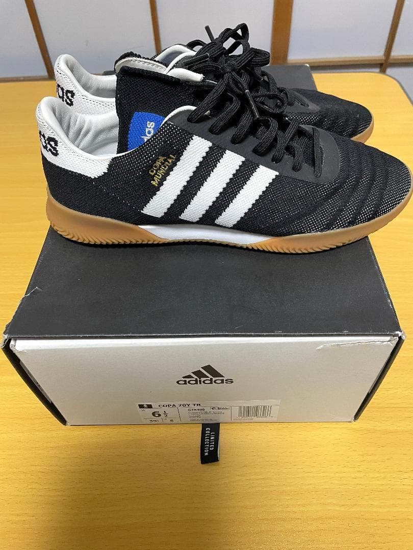 アディダス コパムンディアル 70Y TR 日本24.5 未使用箱付き ブラック