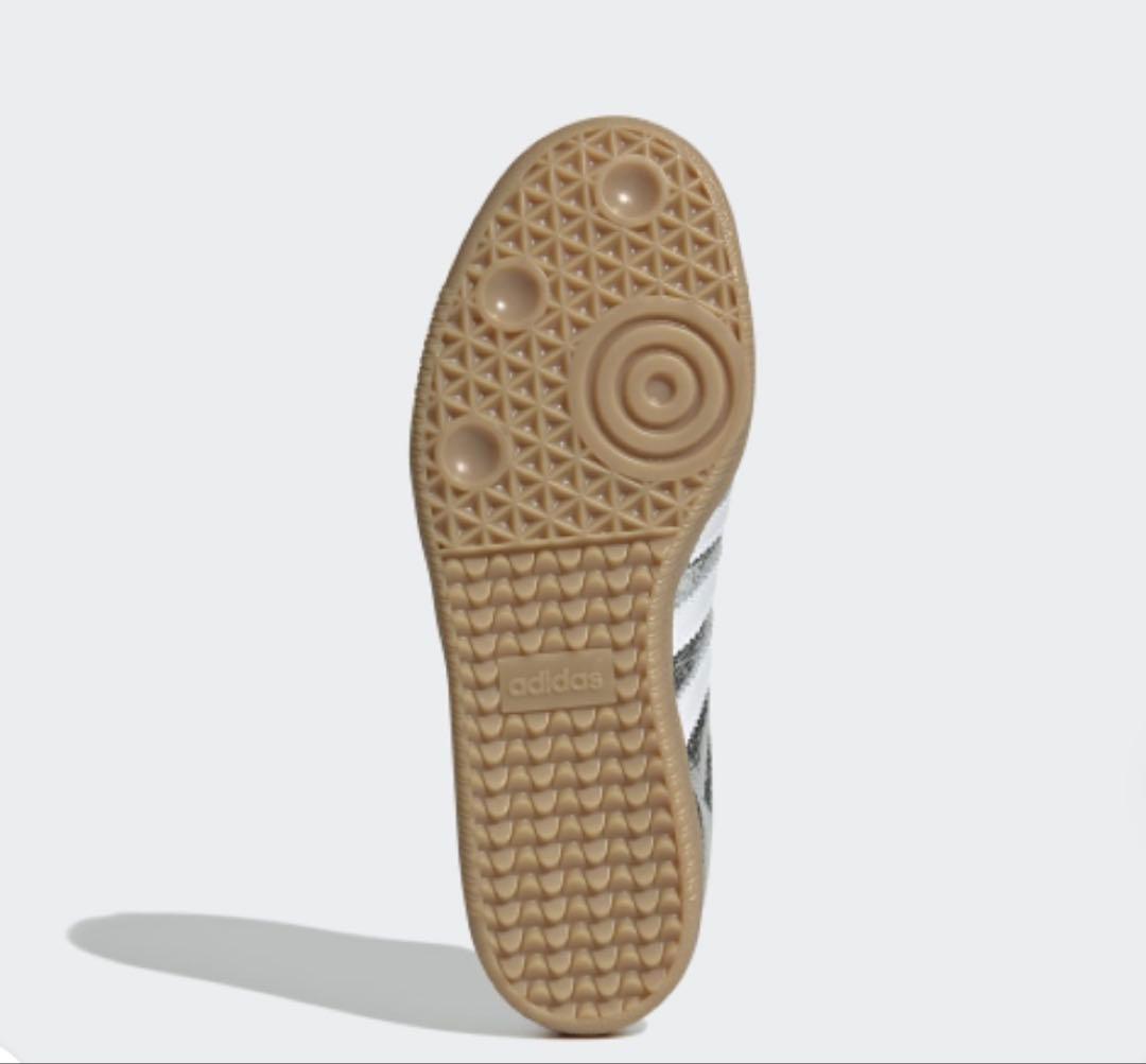 adidas Samba シルバー スニーカー24.5