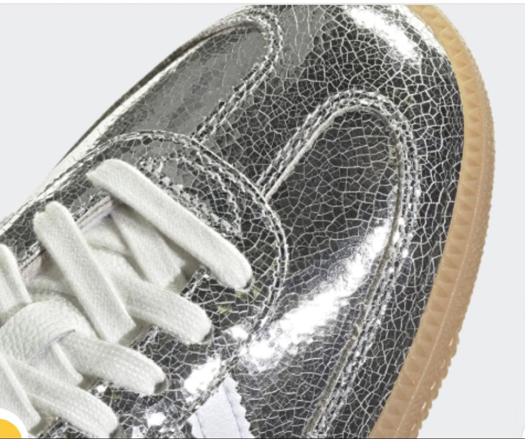 adidas Samba シルバー スニーカー24.5