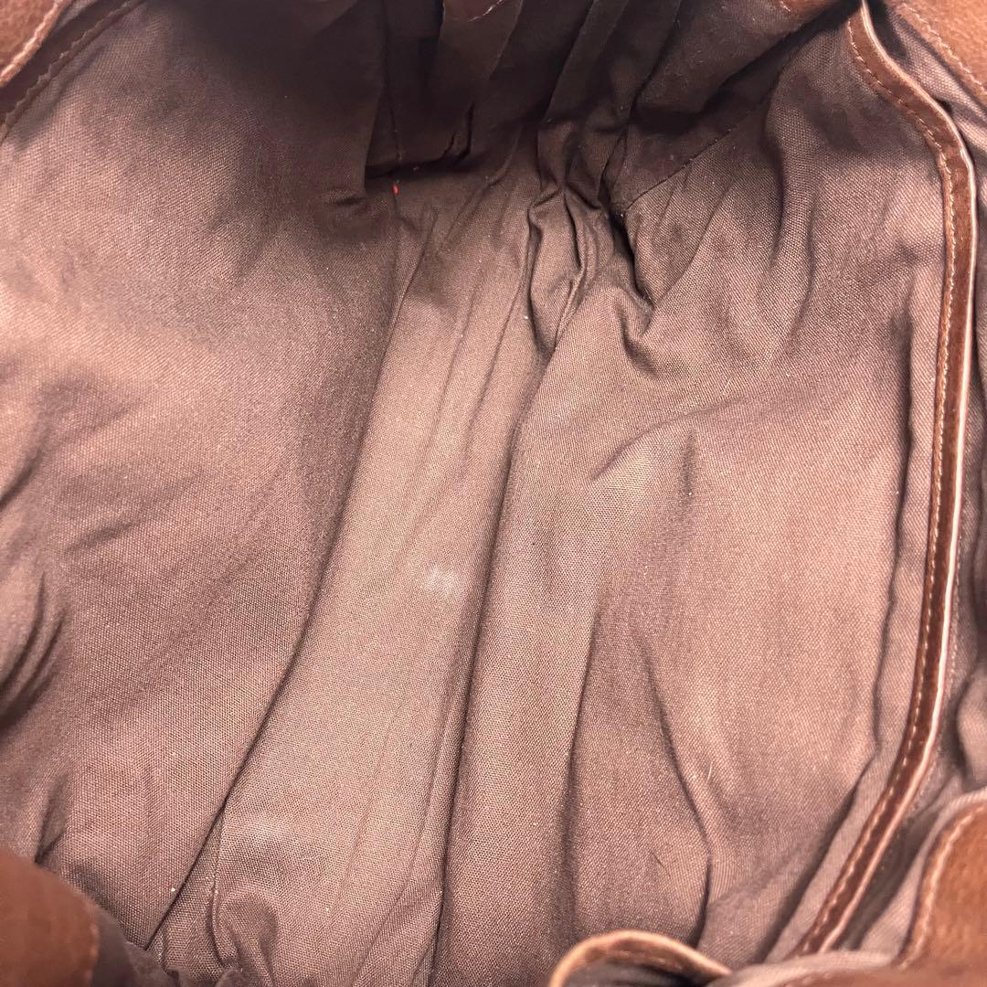 Vivienne Westwood トートバッグ オーブ ブラウン レザー