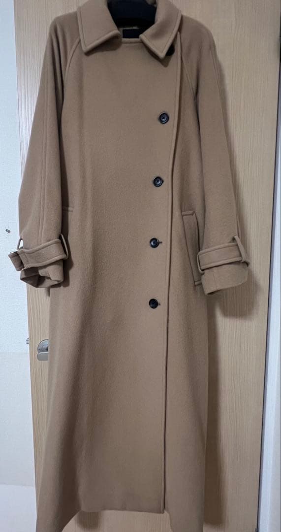 anuans ウールトレンチコート