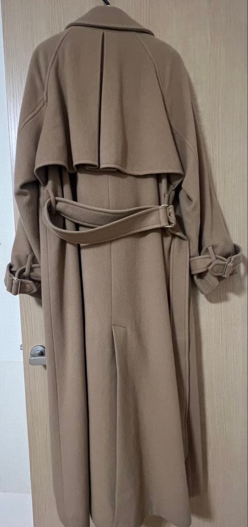 anuans ウールトレンチコート