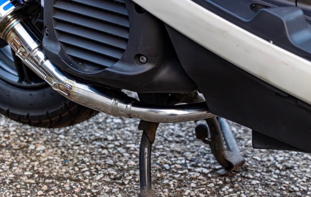 ヤマハ ジョグ ZR SA36J /39J HMS製 B2X マフラー ブルー