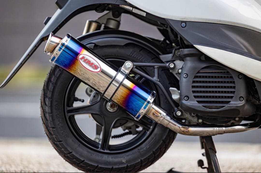 ヤマハ ジョグ ZR SA36J /39J HMS製 B2X マフラー ブルー