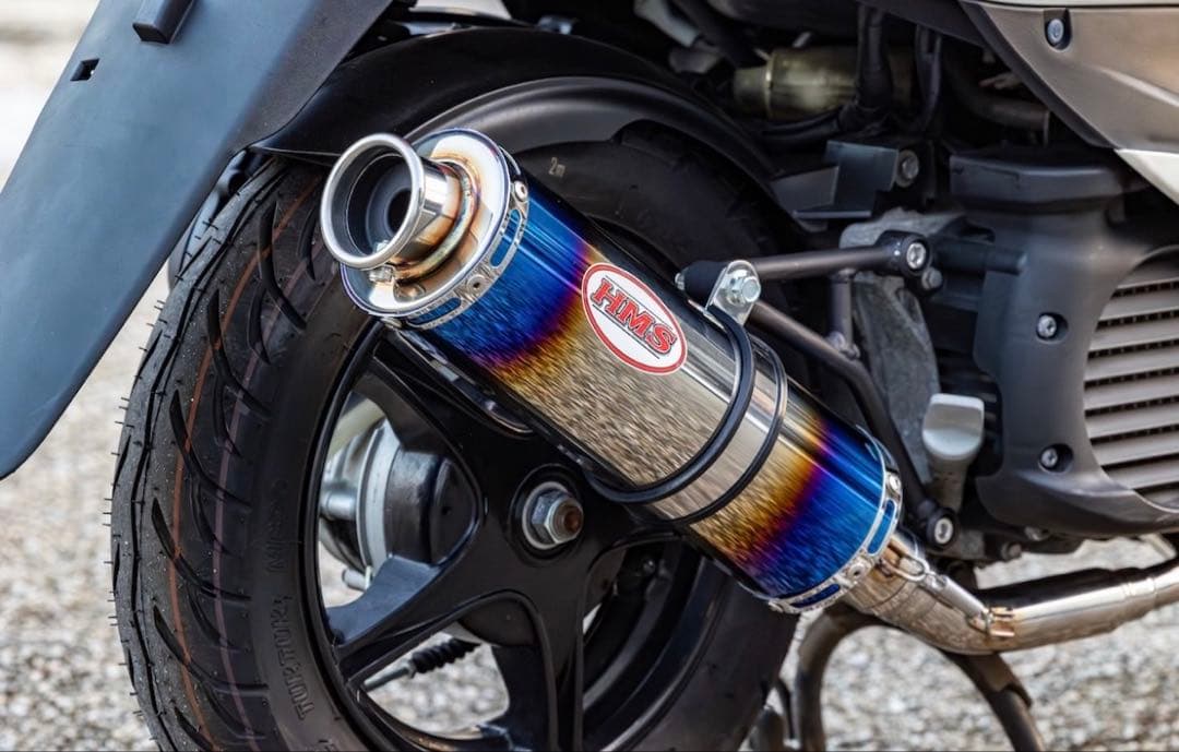 ヤマハ ジョグ ZR SA36J /39J HMS製 B2X マフラー ブルー