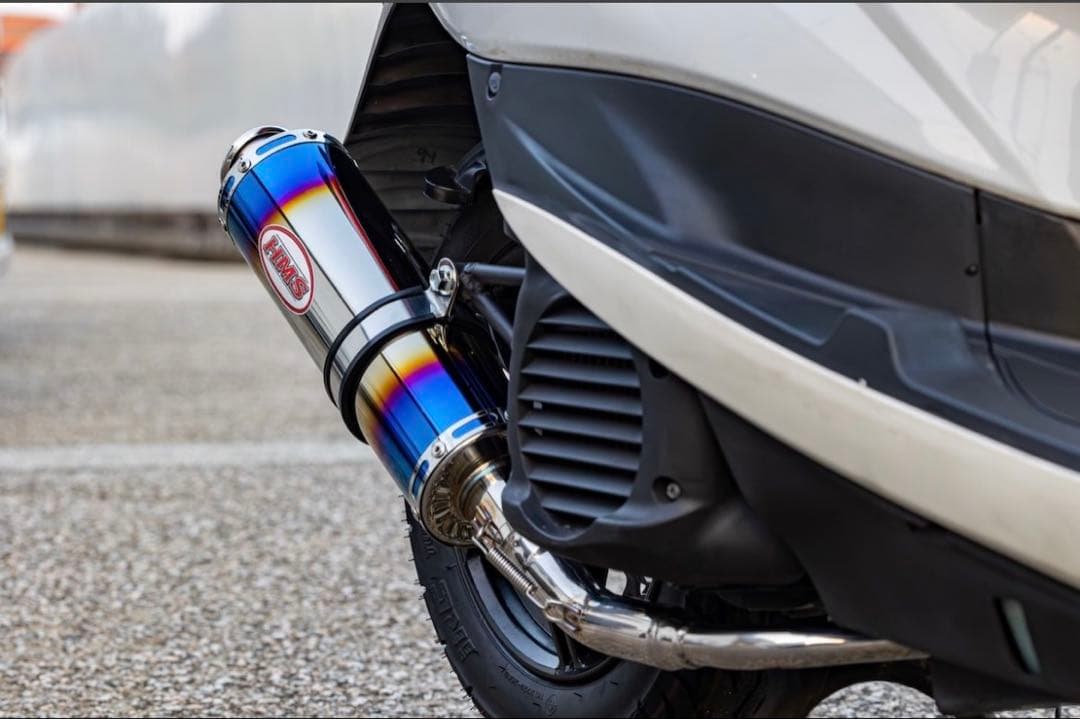 ヤマハ ジョグ ZR SA36J /39J HMS製 B2X マフラー ブルー