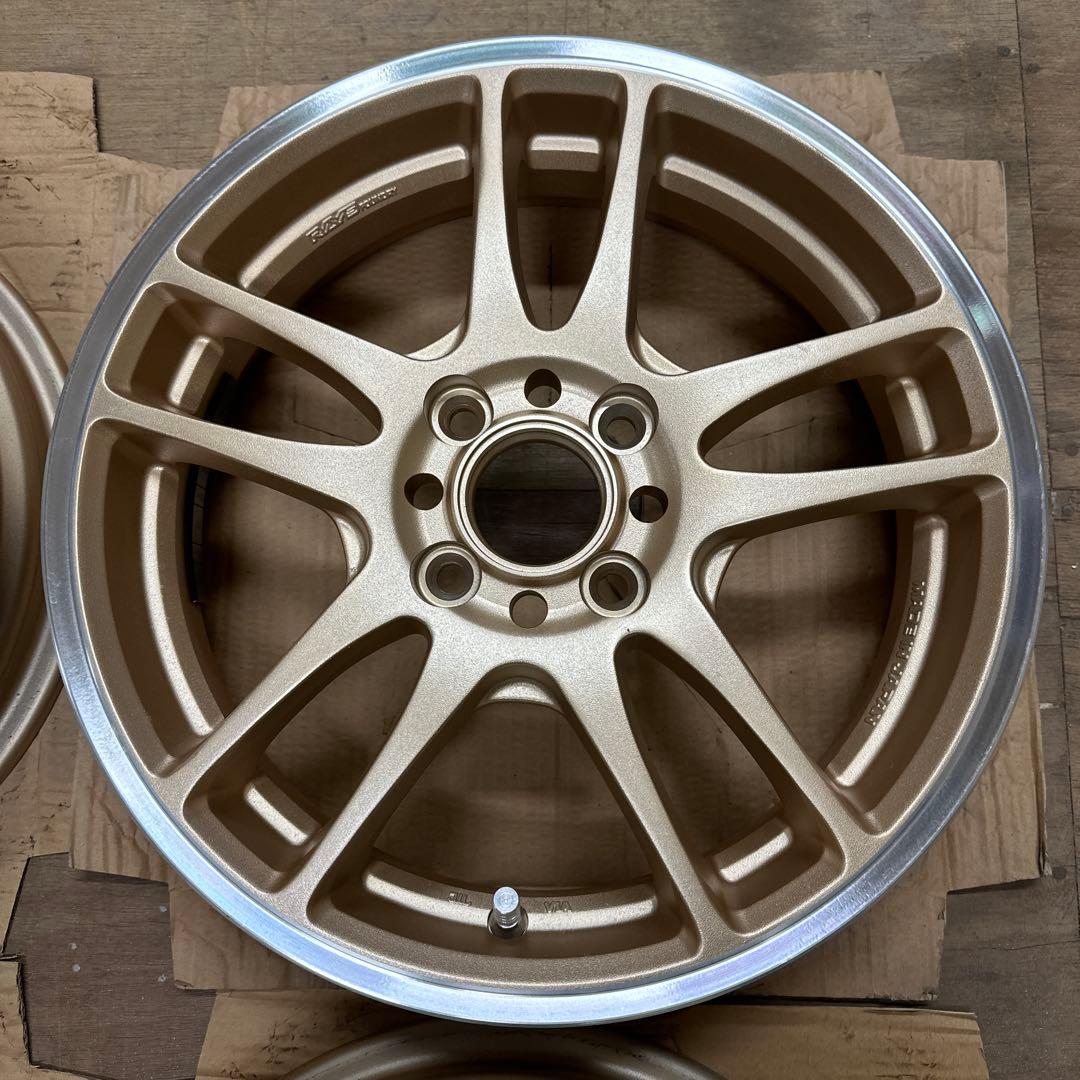 よ*ぎ様 RAYS ROAR 業者塗装品 4J+33 4本 4.0J+33 4H