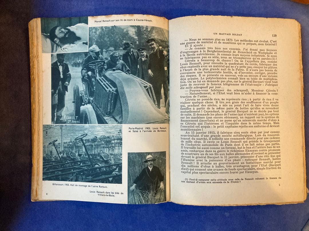 Renault de Billancourt 歴史と自動車の進化を詳述した書籍