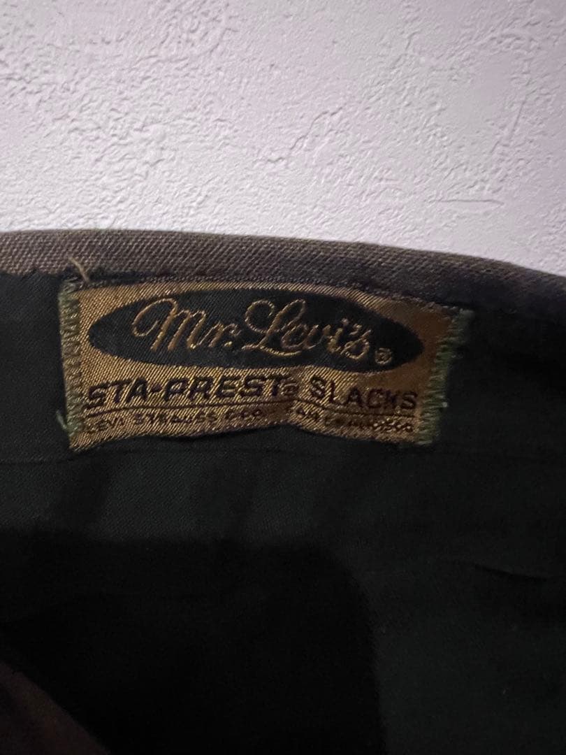 玉虫！60-70s Mr Levi’s STA-PREST スラックス　スタプレ