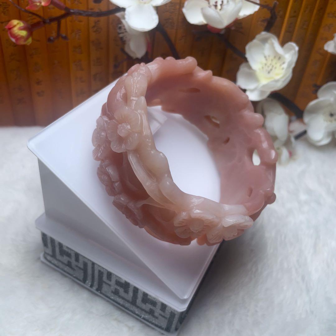 （60mm）天然石無処理【✨匠人精工 シャータイスイ 桜】 石英岩玉