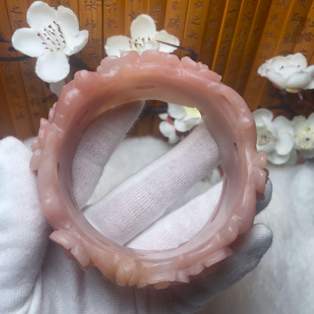 （60mm）天然石無処理【✨匠人精工 シャータイスイ 桜】 石英岩玉