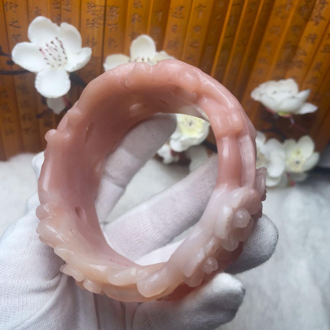 （60mm）天然石無処理【✨匠人精工 シャータイスイ 桜】 石英岩玉