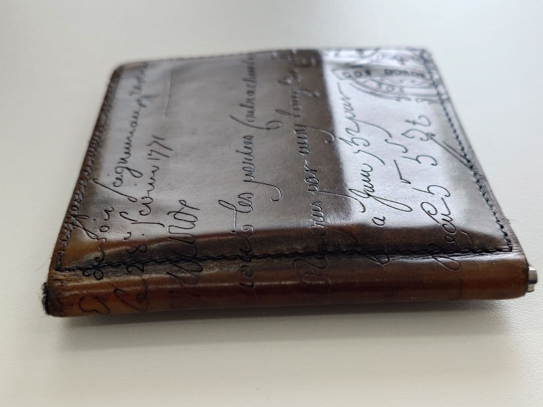 ベルルッティ　マネークリップ ASSAO カリグラフィ