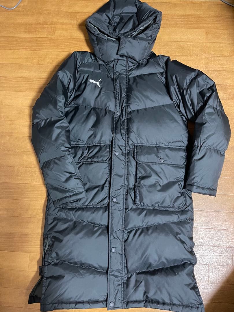 PUMA ブラック ベンチコート 160サイズ