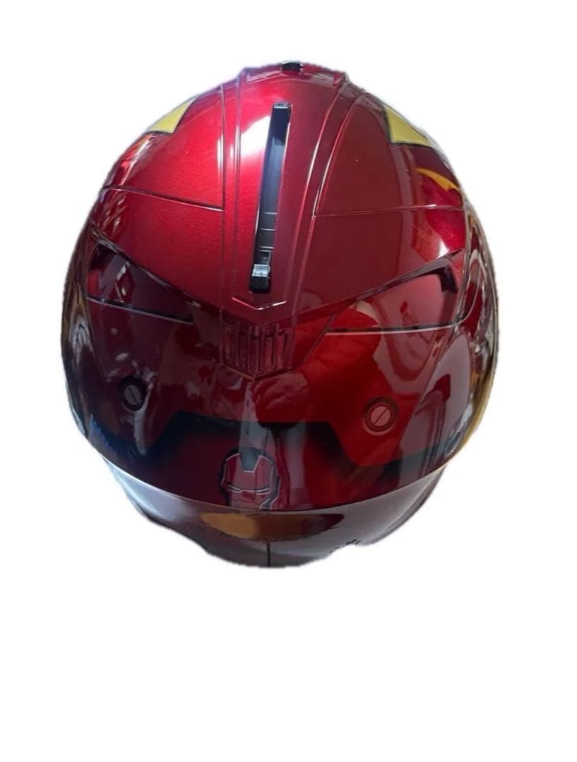 HJC IS-17 XLサイズアイアンマン フルフェイスガラスコーティング施工￼