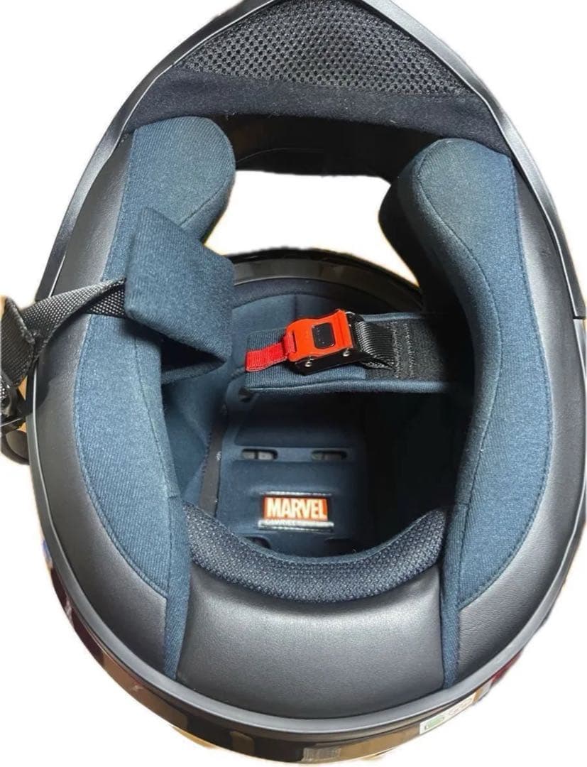 HJC IS-17 XLサイズアイアンマン フルフェイスガラスコーティング施工￼