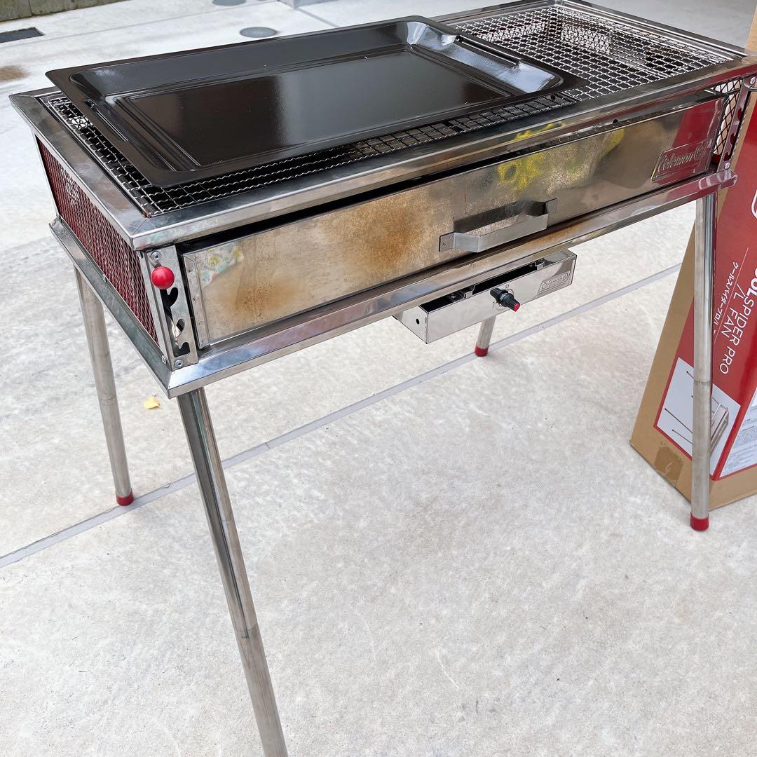 2回使用のみ コールマン クールスパイダープロ/L ファン バーベキュー