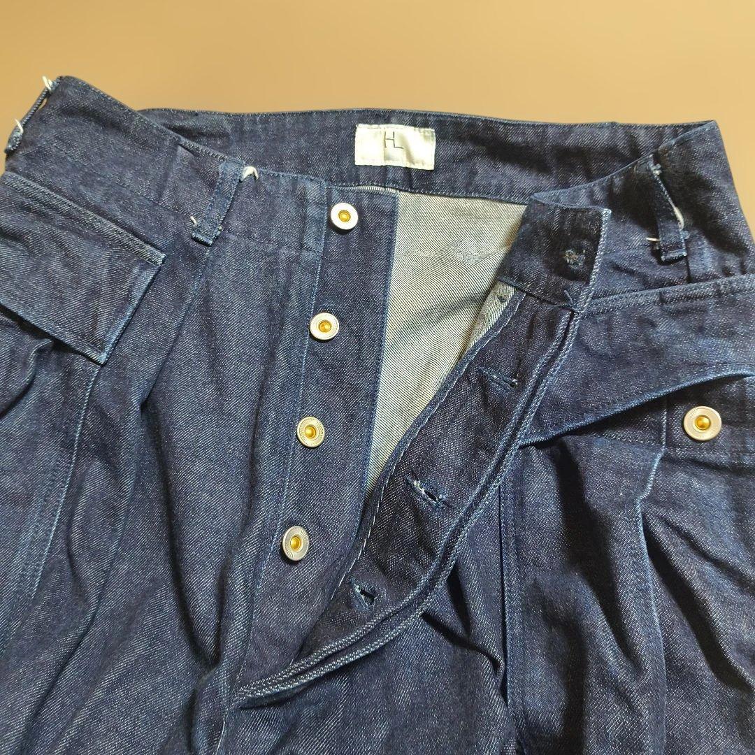 HERILL　15oz DENIM CARGO PANTS