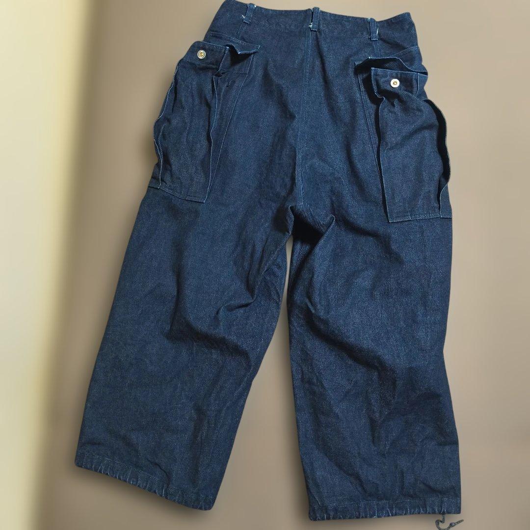 HERILL　15oz DENIM CARGO PANTS