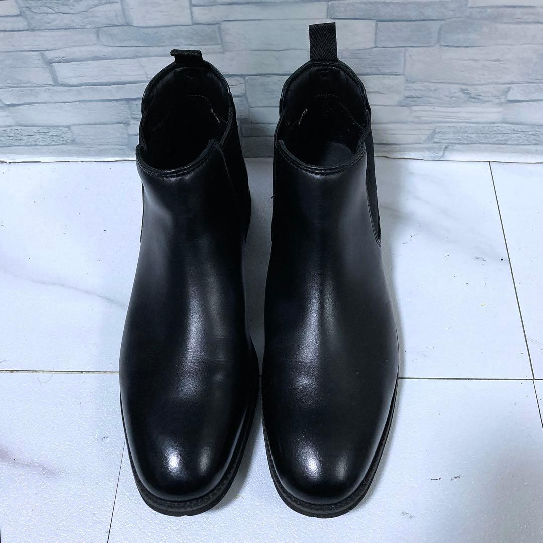 極美品 REGAL リーガルウォーカー サイドゴアブーツ ゴアテックス 黒 27