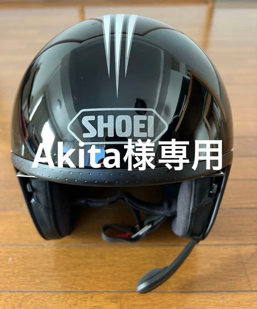 SHOEI ジェットヘルメット ブラック　美品