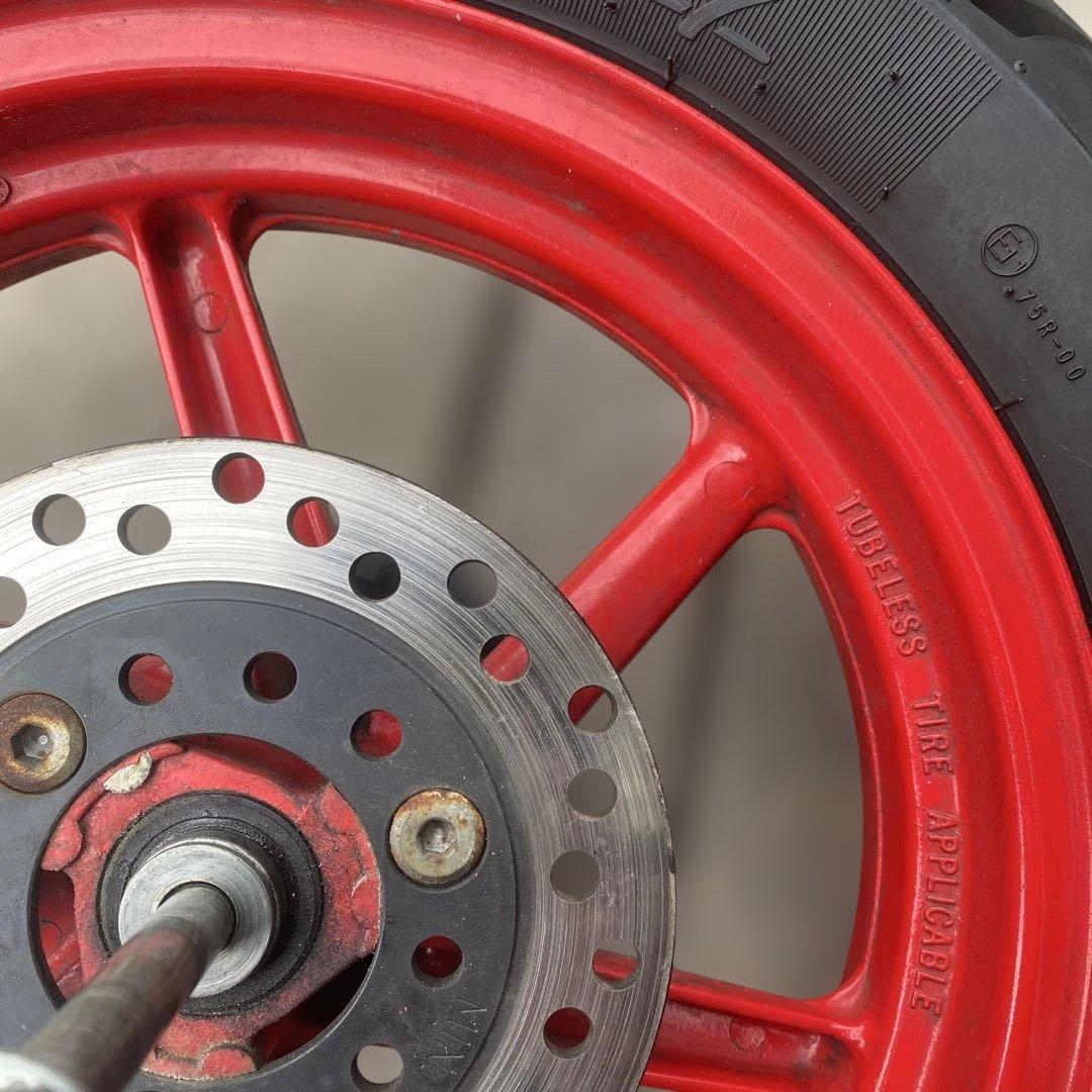 NSR80 後輪　ホイル　純正　タイヤ付き