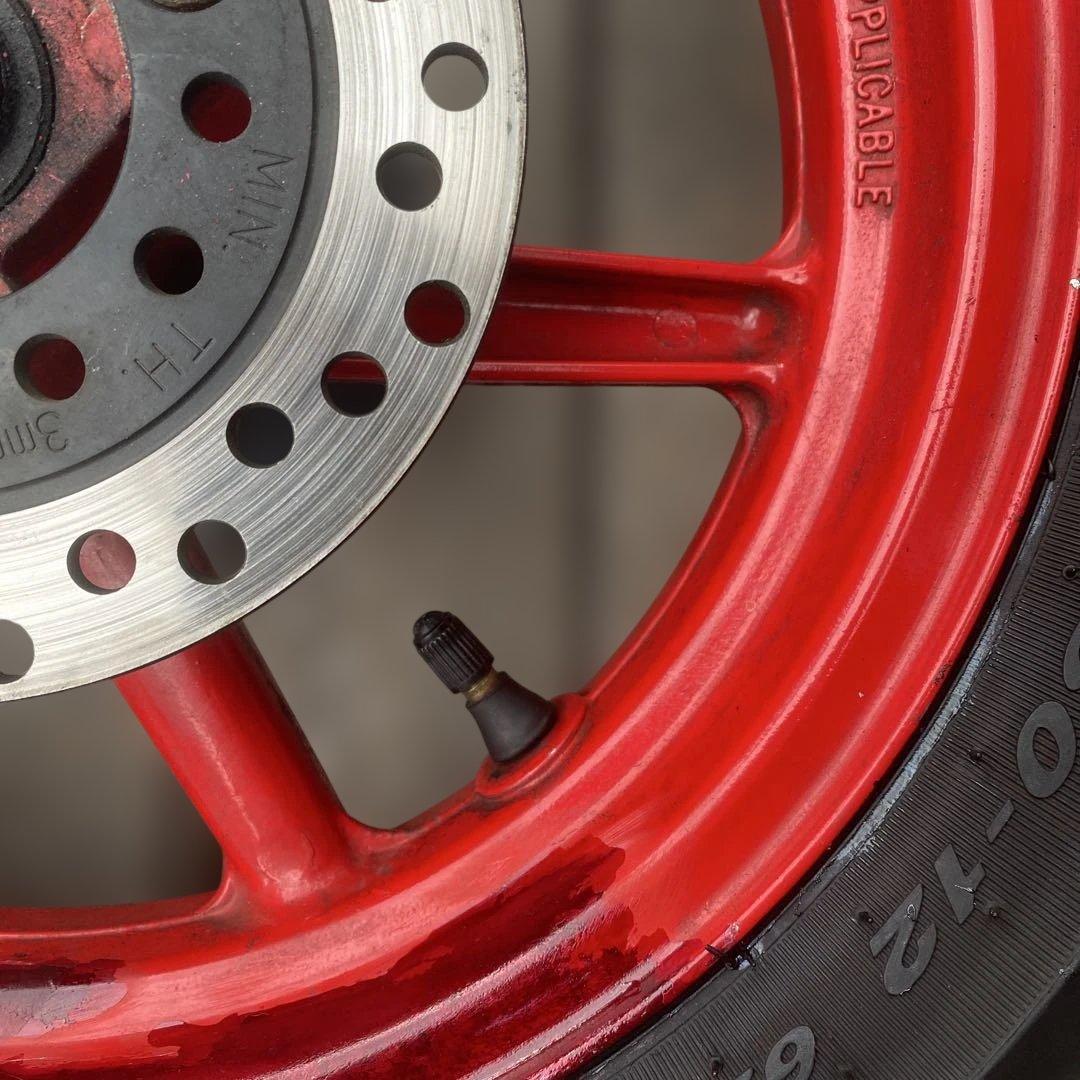 NSR80 後輪　ホイル　純正　タイヤ付き