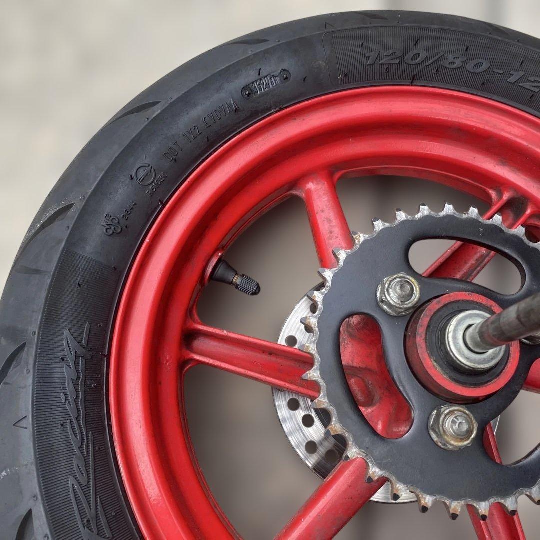 NSR80 後輪　ホイル　純正　タイヤ付き