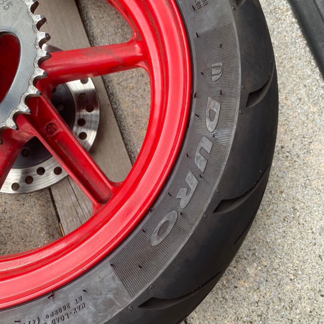 NSR80 後輪　ホイル　純正　タイヤ付き