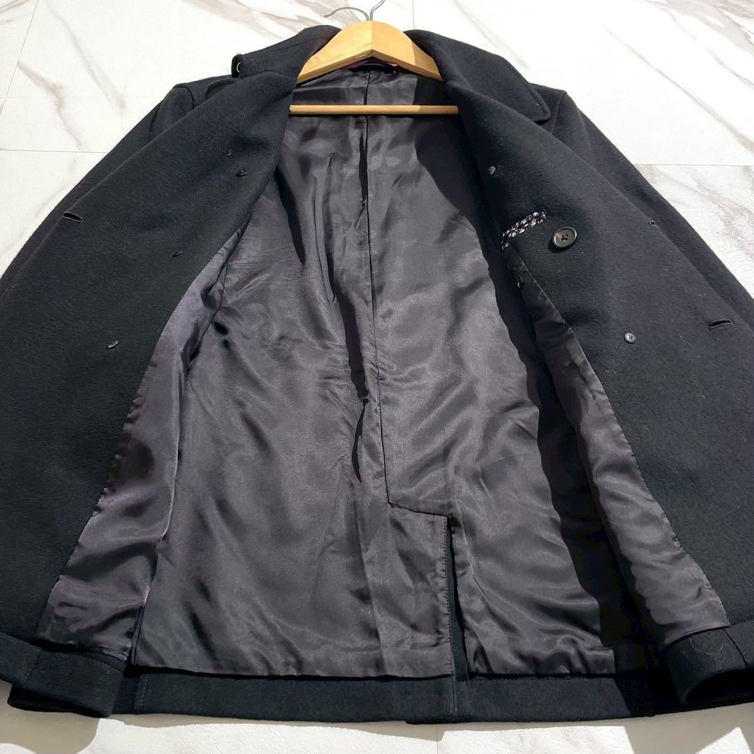 【極美品◦XL✨】Paul Smith ナポレオン ダブルチェスターピーコート黒