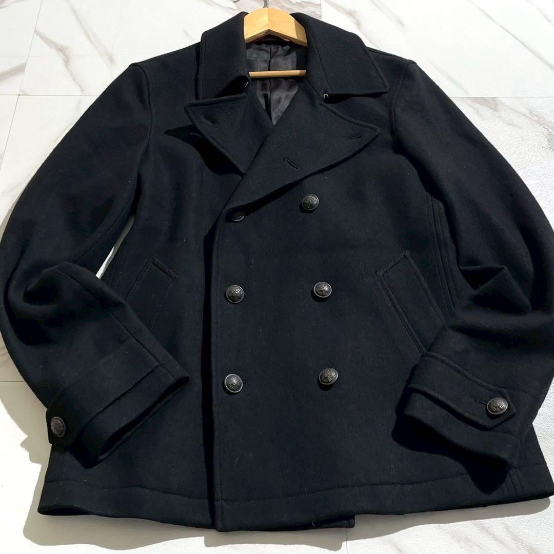 【極美品◦XL✨】Paul Smith ナポレオン ダブルチェスターピーコート黒