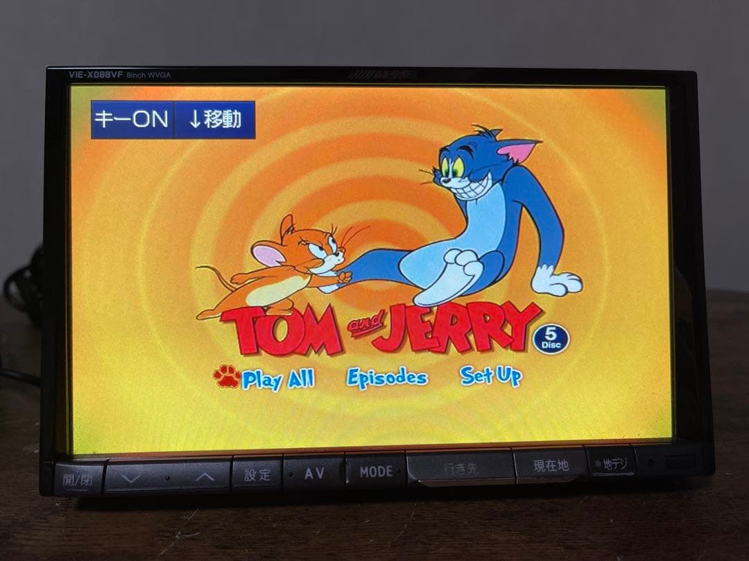 アルパインVIE-X088VF.8型ワイド フルセグ-アルパインのリアカメラ