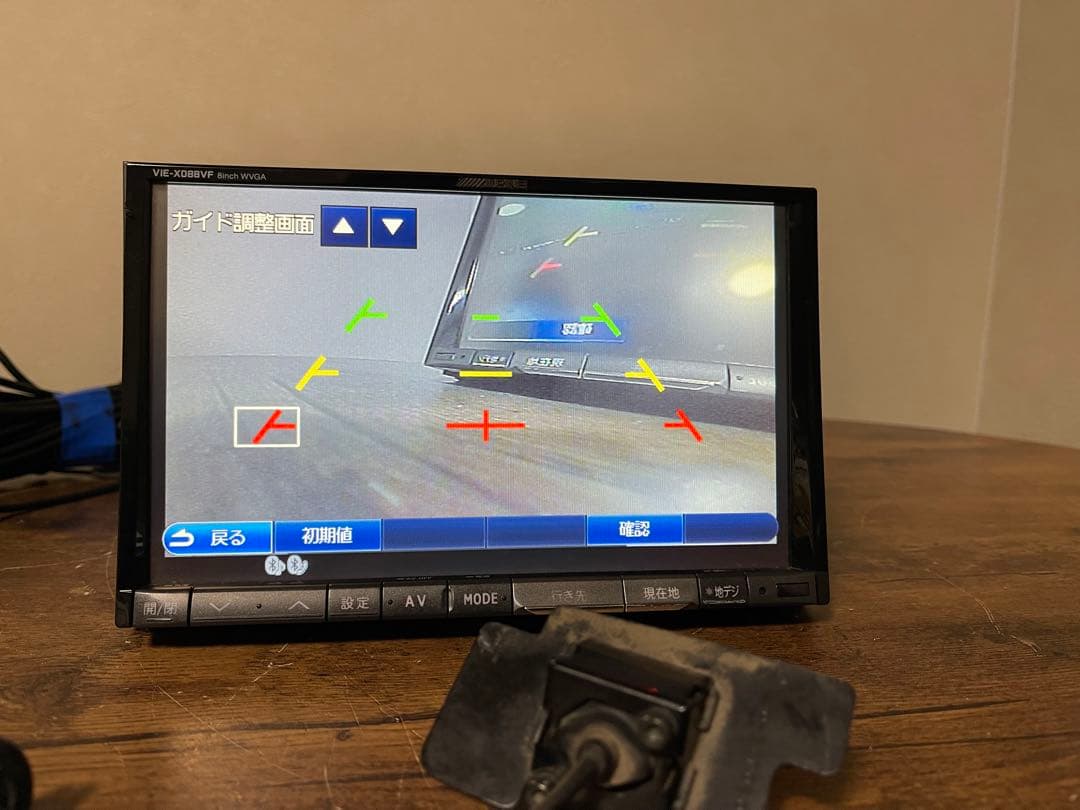 アルパインVIE-X088VF.8型ワイド フルセグ-アルパインのリアカメラ