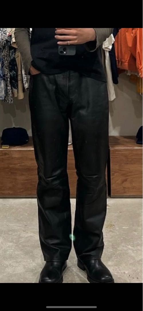 パンツ OLD GAP Leather Pants Size 30R