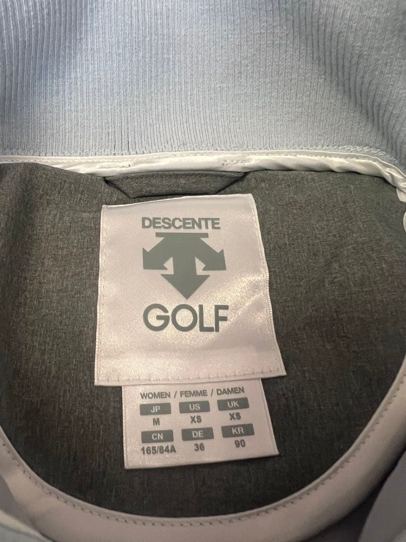 ゴルフ レディースジャケット グレー/ホワイト