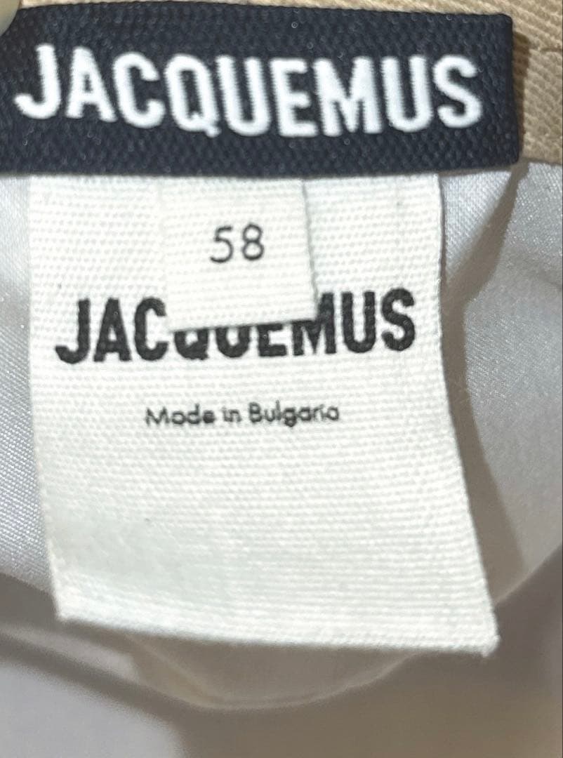 JACQUEMUS ベージュ バケットハット 100%コットン