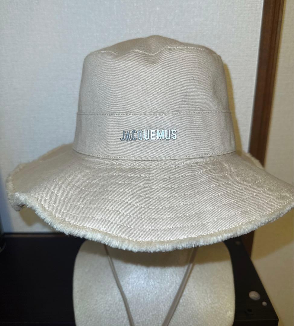 JACQUEMUS ベージュ バケットハット 100%コットン