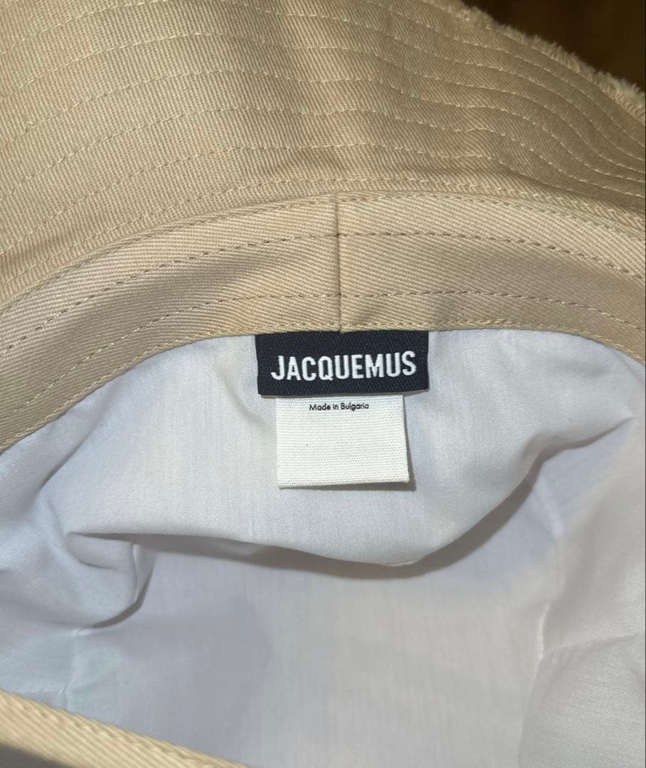 JACQUEMUS ベージュ バケットハット 100%コットン