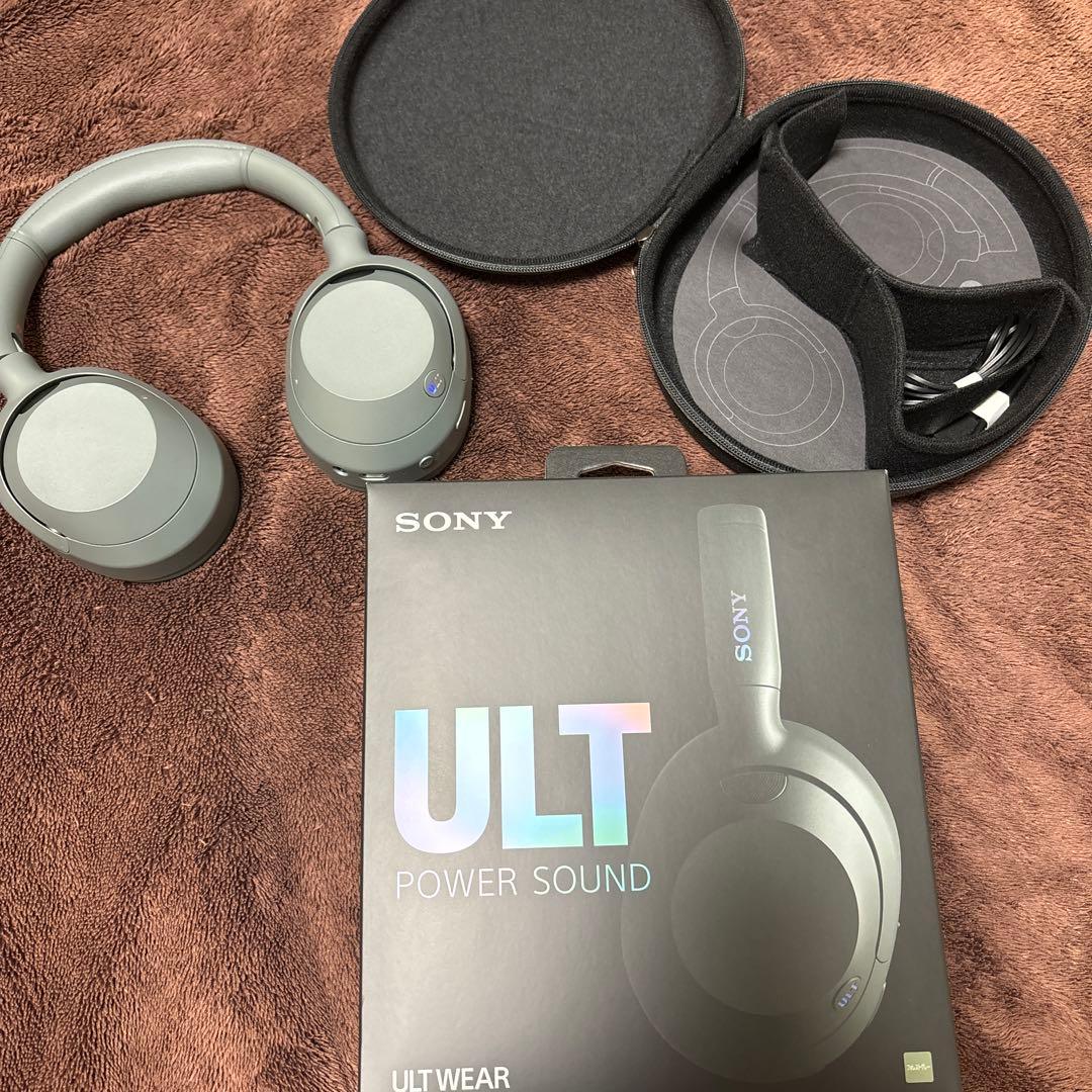 ソニーSONY ヘッドホンWH-ULT900NHC(フォレストグレー