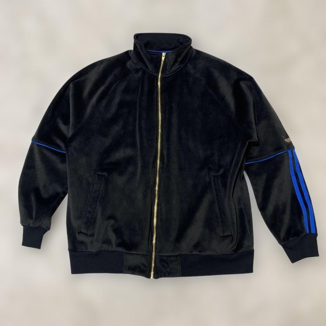 アディダス タイショーン ベロア トラックジャケット（ジェンダーニュートラル）