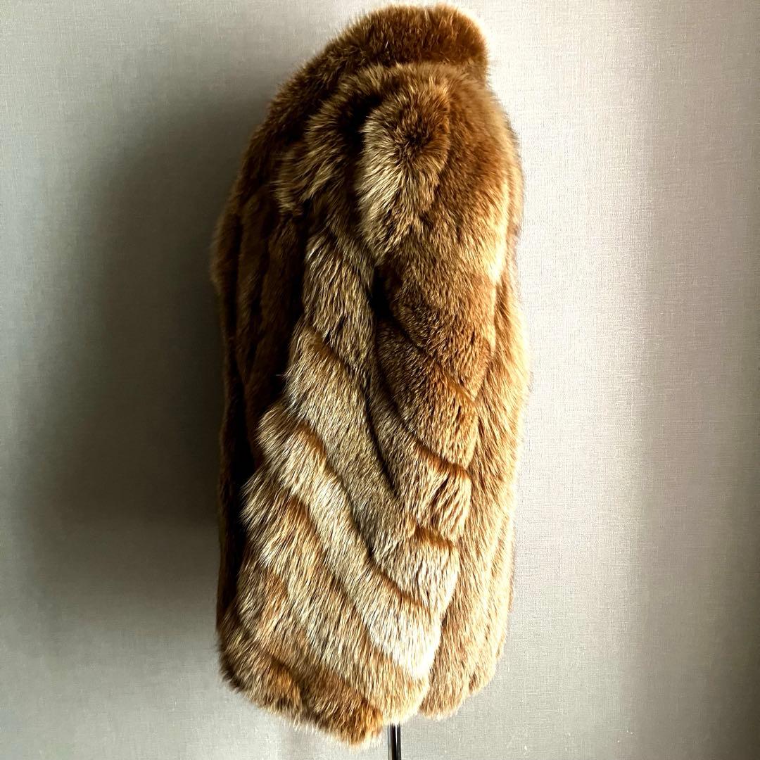 ✨セントピさん専用✨SAGA FOX 最高級フォックスファーコート 銀サガ 刺繍